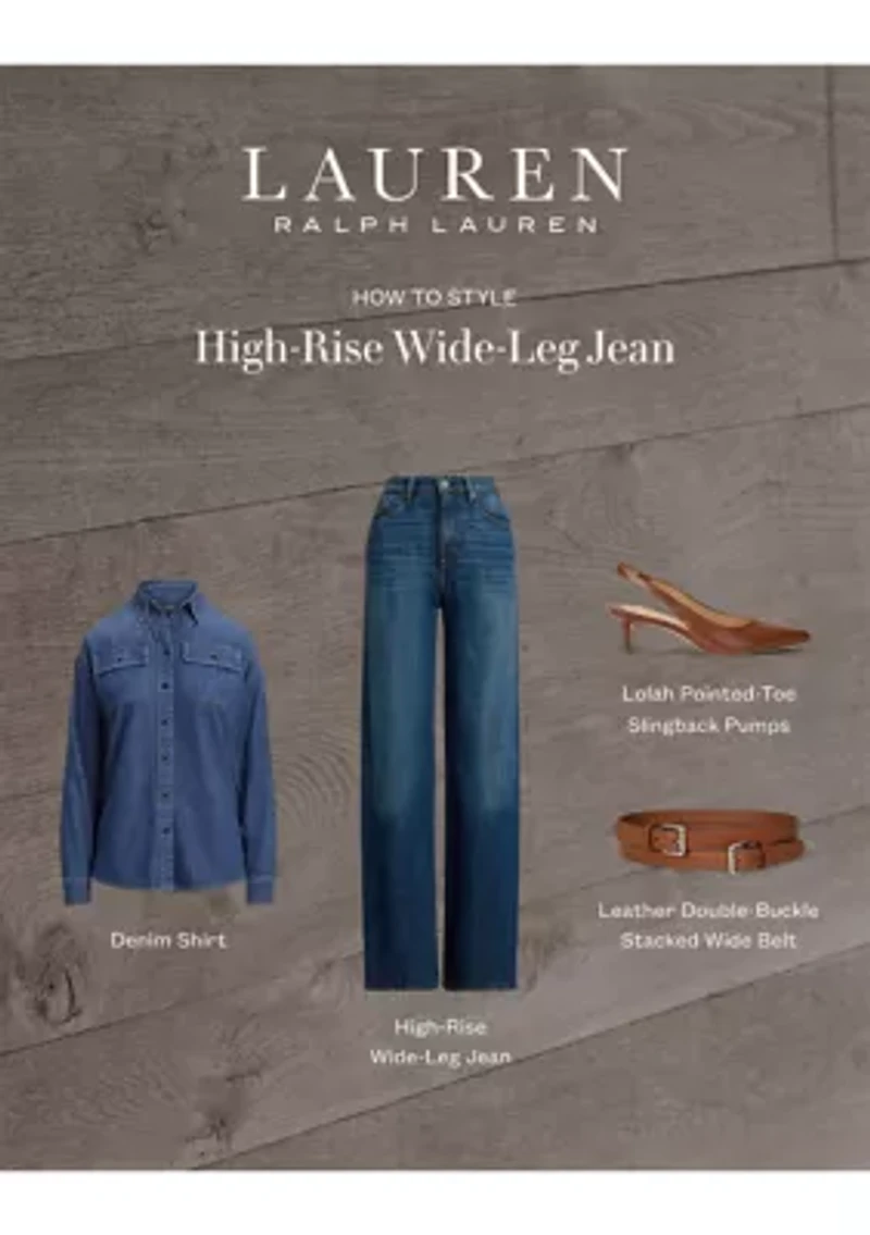 High-Rise Wide-Leg Jeans