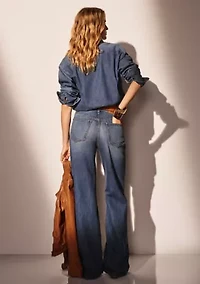 High-Rise Wide-Leg Jeans
