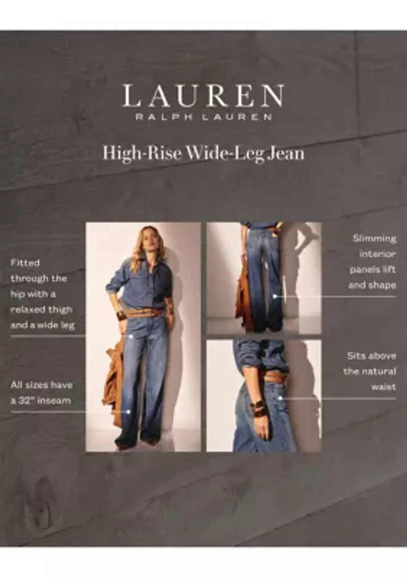High-Rise Wide-Leg Jeans
