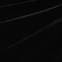 Button-Trim Rib-Knit Mock neck Dress