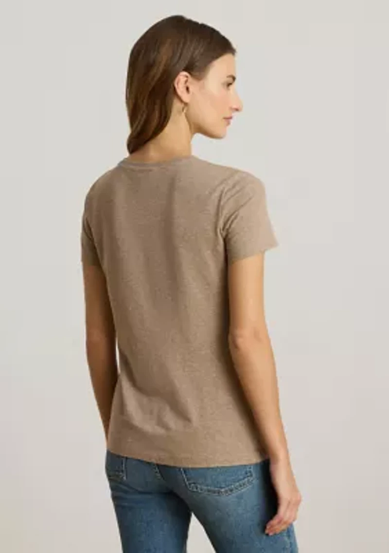 Women's Beaded-Crest Cotton Jersey Tee