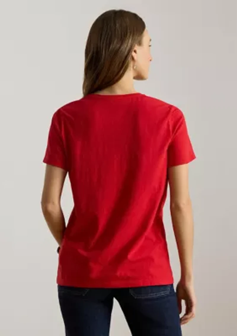 Embroidered-Logo Cotton Jersey Shirt