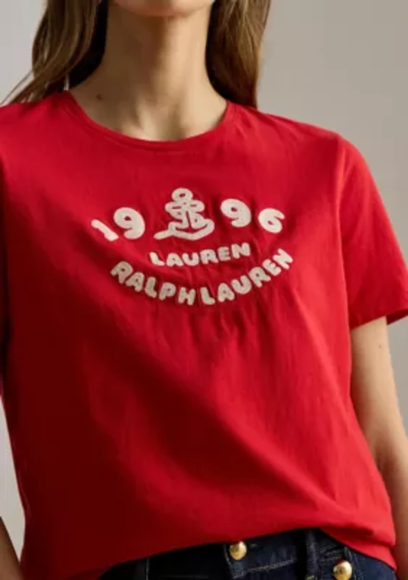 Embroidered-Logo Cotton Jersey Shirt