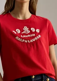 Embroidered-Logo Cotton Jersey Shirt