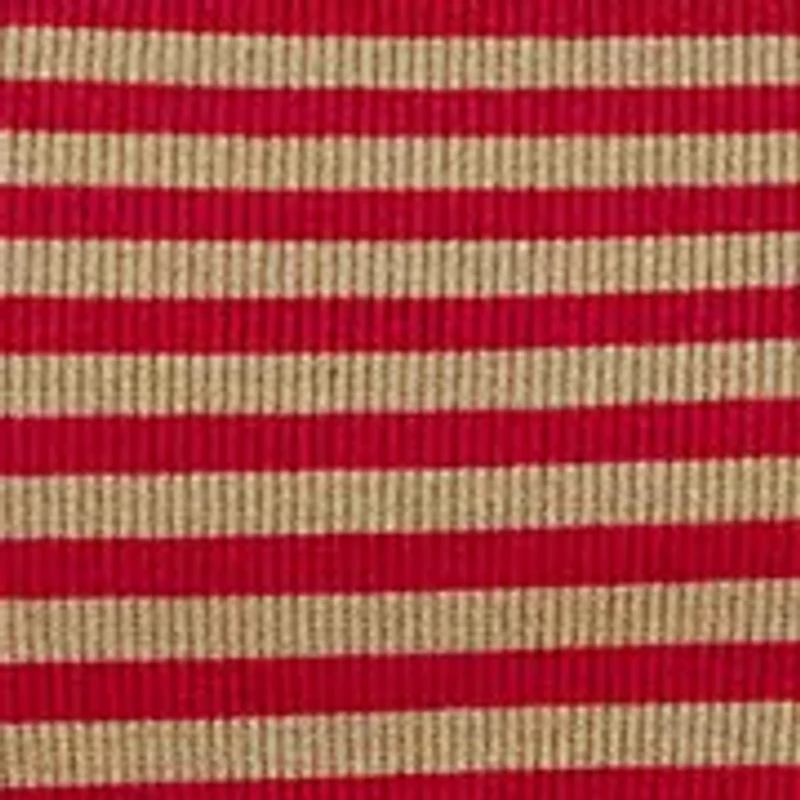 Striped Cotton-Blend Ribbed Shirt Dress