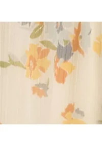 Women's Floral Ruffle-Trim Tiered Dress