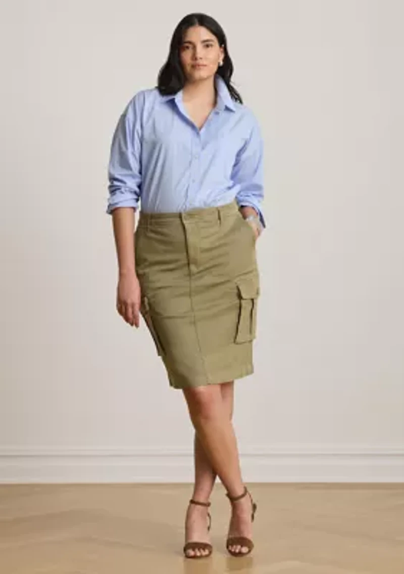 Women's Striped Cotton Broadcloth Shirt