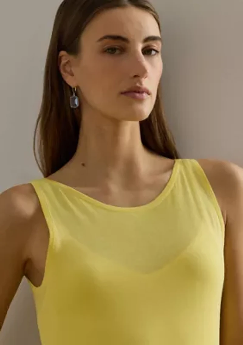 Women's Sleeveless Boat Neck Maxi Dress