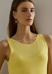 Women's Sleeveless Boat Neck Maxi Dress