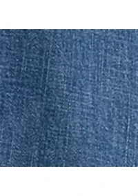 Women's Pleated Denim Shirtdress