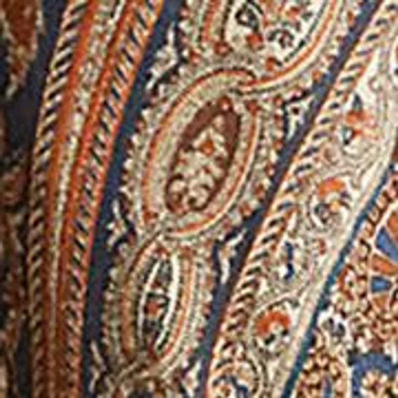 Women's Paisley Crepe Wide-Leg Pants