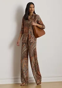 Classic Fit Paisley Crepe Shirt Product Id
