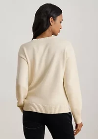 Intarsia-Knit Golden Retriever Sweater