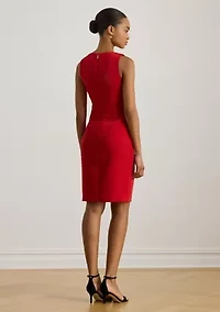 Women's Faille Sleeveless Sheath Dress