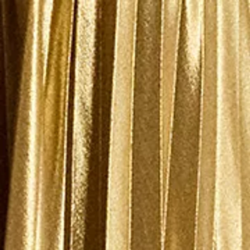 Women's Pleated Metallic Chiffon Skirt