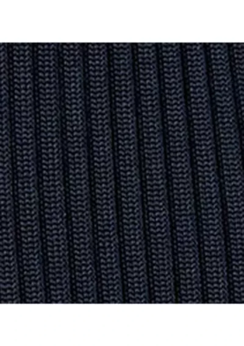 Women's Button-Trim Rib-Knit Sweater Dress