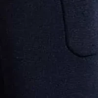 Cropped Crewneck Sweater Jacket