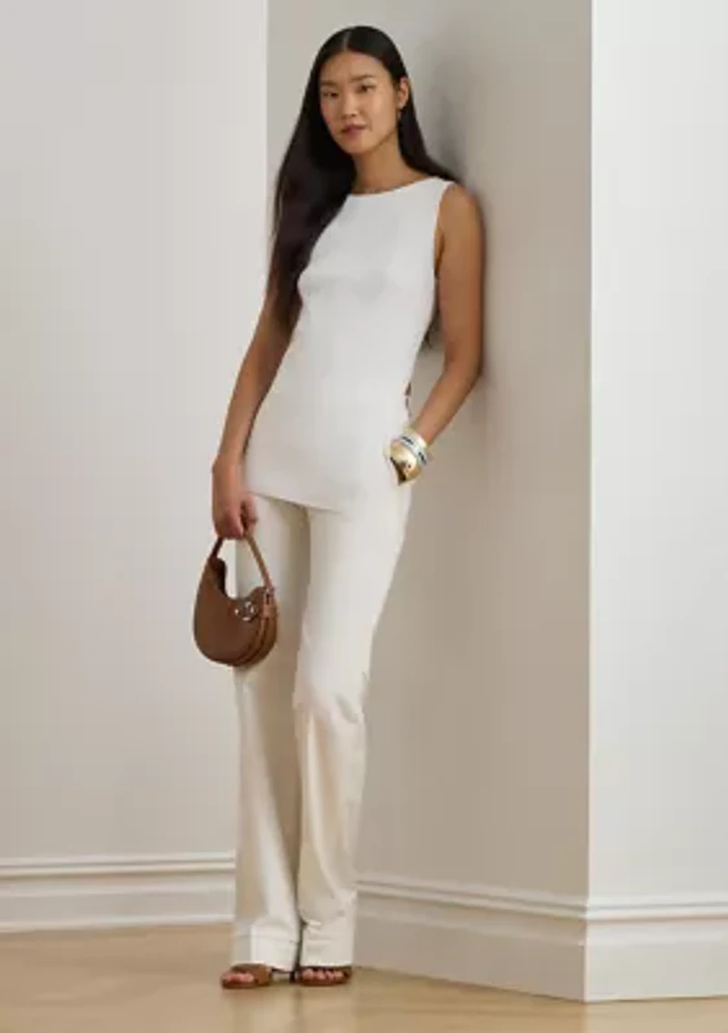 Women's Rib-Knit Sleeveless Sweater