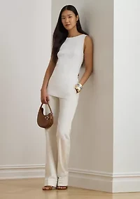 Women's Rib-Knit Sleeveless Sweater