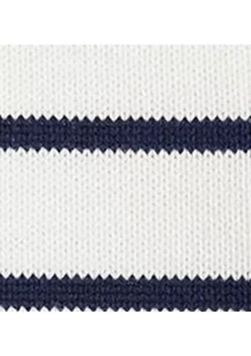 Striped Cotton Sleeveless Sweater