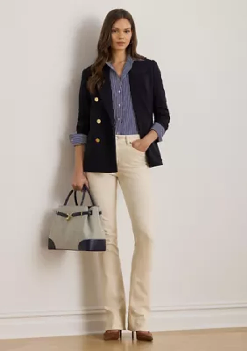 Women's Relaxed Fit Striped Broadcloth Shirt