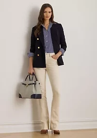 Women's Relaxed Fit Striped Broadcloth Shirt