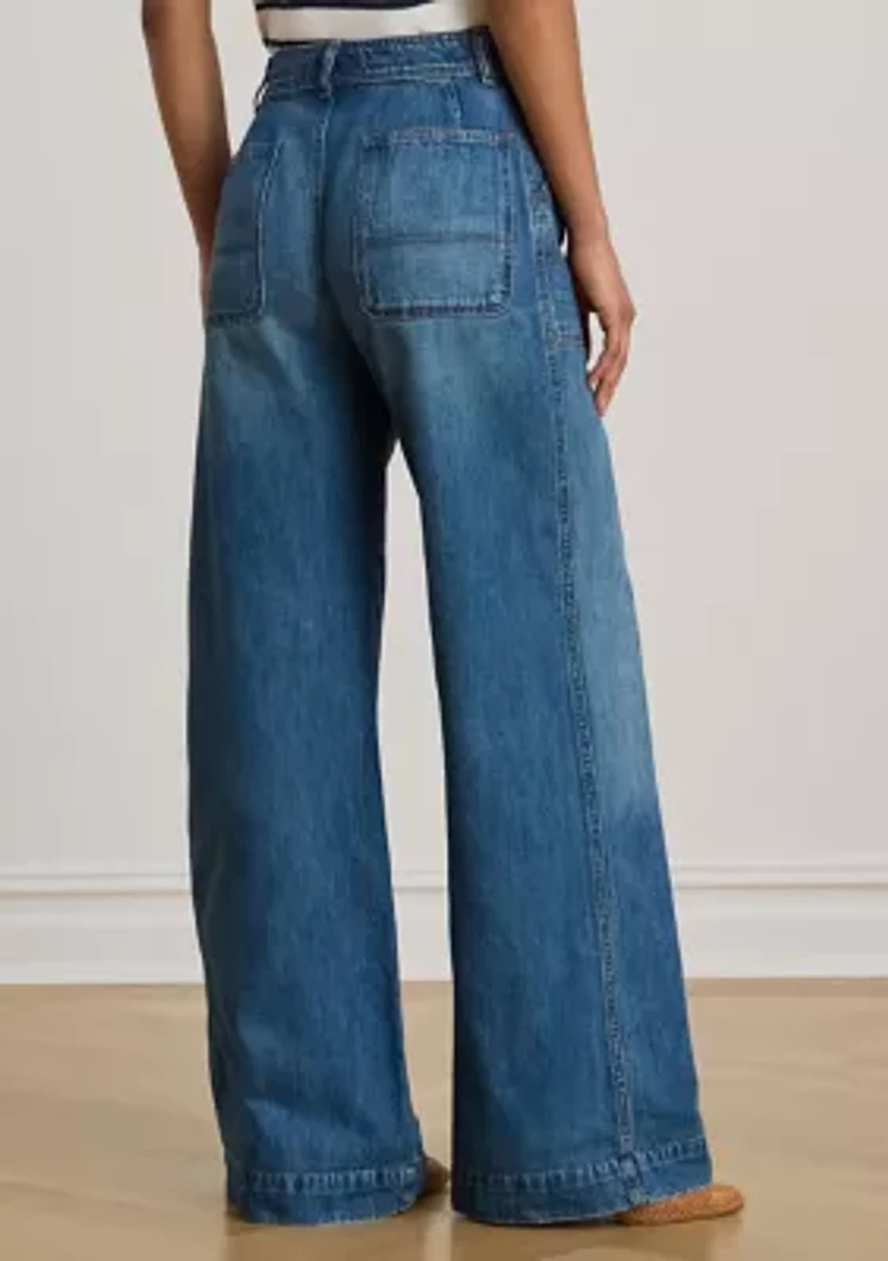 Women's High-Rise Wide-Leg Jeans