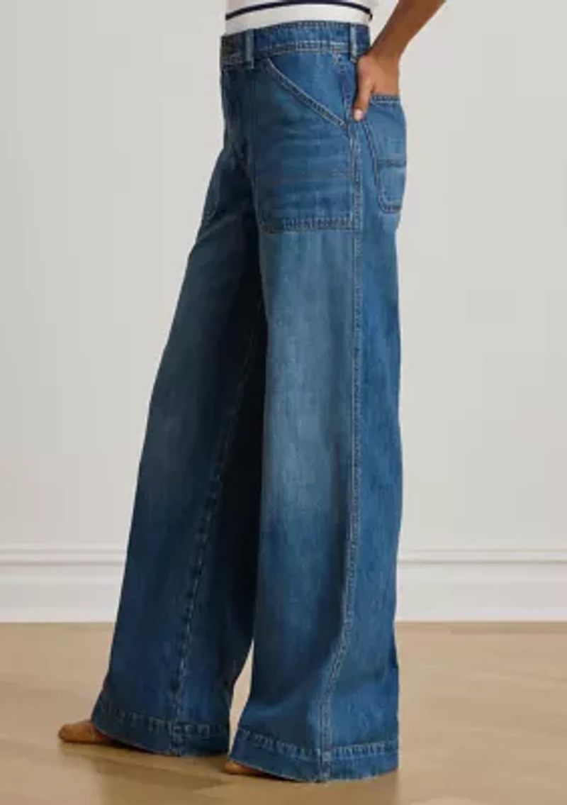 Women's High-Rise Wide-Leg Jeans