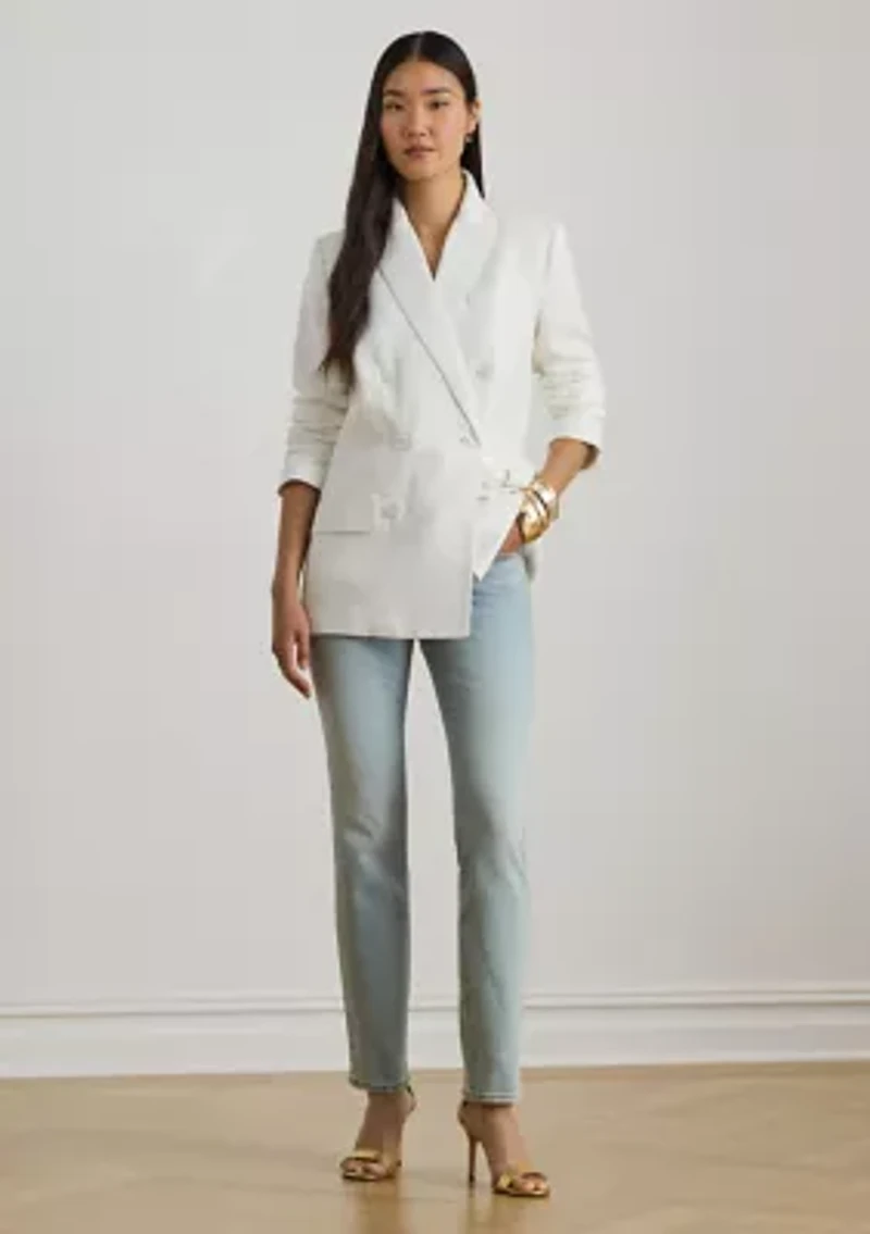 Women's Mid-Rise Straight Ankle Jeans