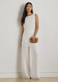 Women's Double-Faced Georgette Sleeveless Tunic