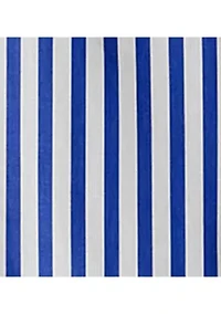 Striped Cotton Broadcloth Cropped Shirt