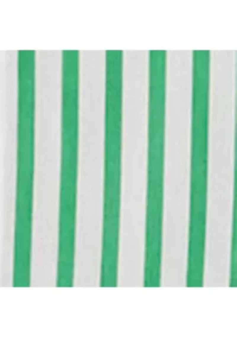 Women's Striped Pleated Broadcloth Shirtdress