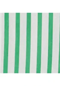 Women's Striped Pleated Broadcloth Shirtdress