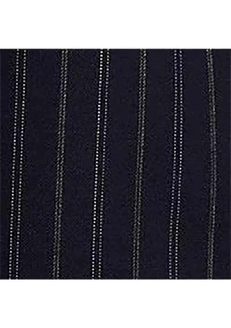 Women's Striped Wool-Blend Twill Blazer