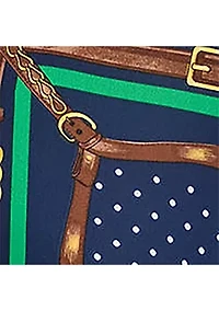 Relaxed Fit Belting & Polka-Dot Shirt