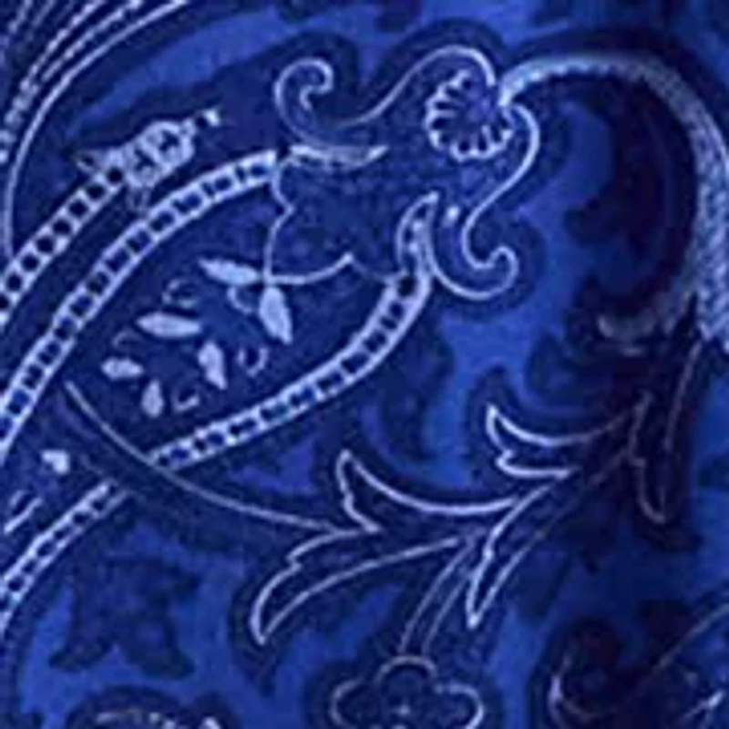 Women's Paisley Crepe Wide-Leg Pants