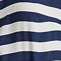 Striped Crepe Shirtdress