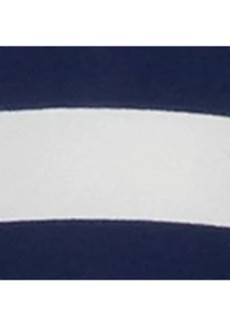 Striped Crepe Shirtdress