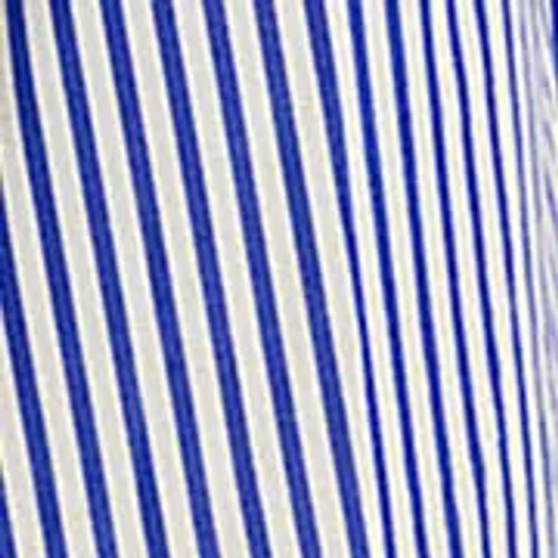 Striped Eyelet Broadcloth Shirtdress