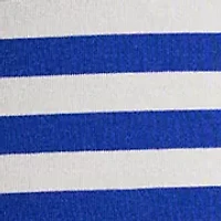 Women's Striped Stretch Cotton Boat Neck T-Shirt