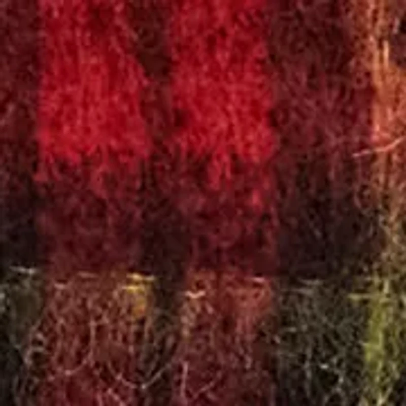 Women's Plaid Mohair Pencil Miniskirt