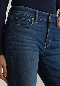 Women's Mid-Rise Straight Ankle Jeans