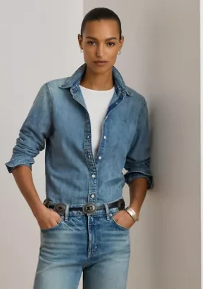 Women's Classic Fit Denim Shirt