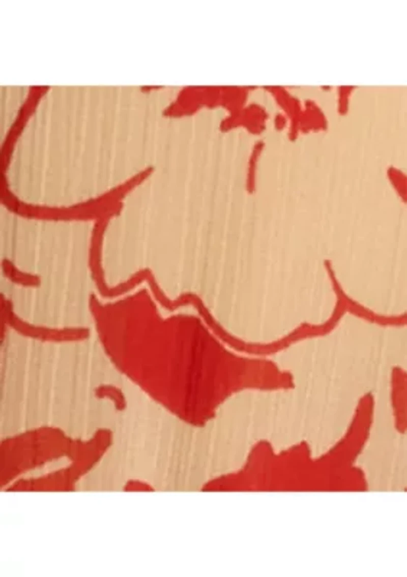 Women's Print Ruffle-Trim Georgette Tiered Dress