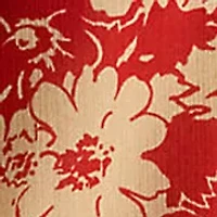 Women's Floral Ruffle-Trim Georgette Blouse