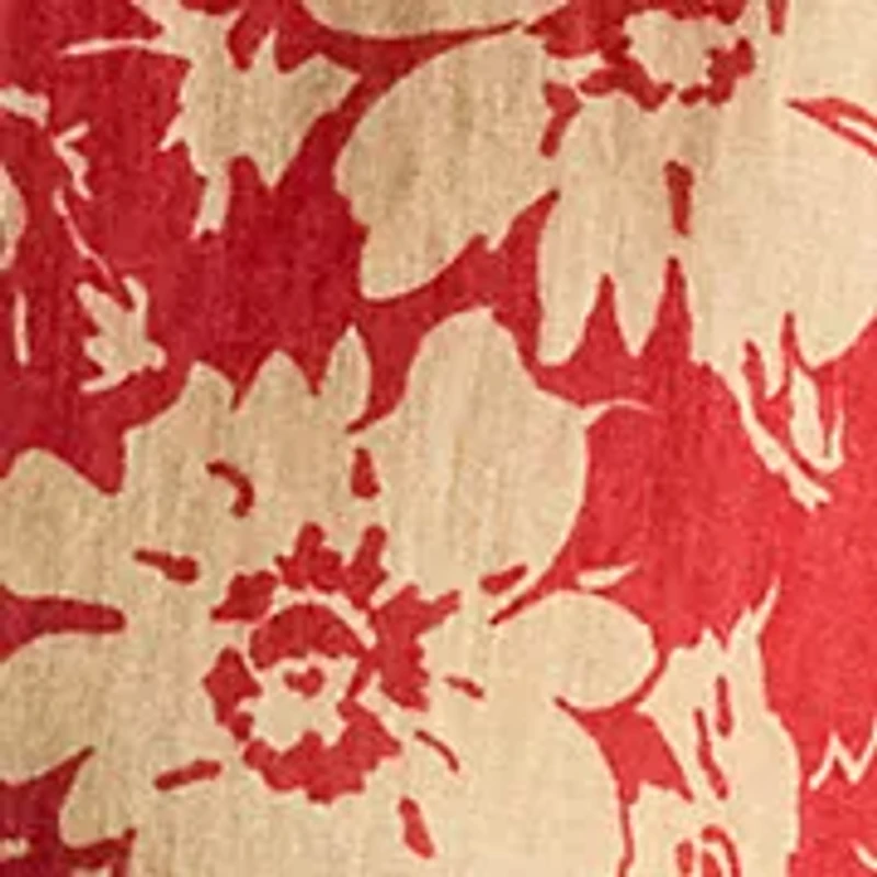 Women's Relaxed Fit Floral Short-Sleeve Shirt