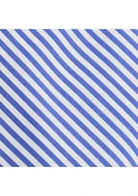 Women's Striped Paneled Cotton Broadcloth Skirt