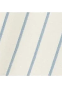 Women's Striped Belted Twill Dress