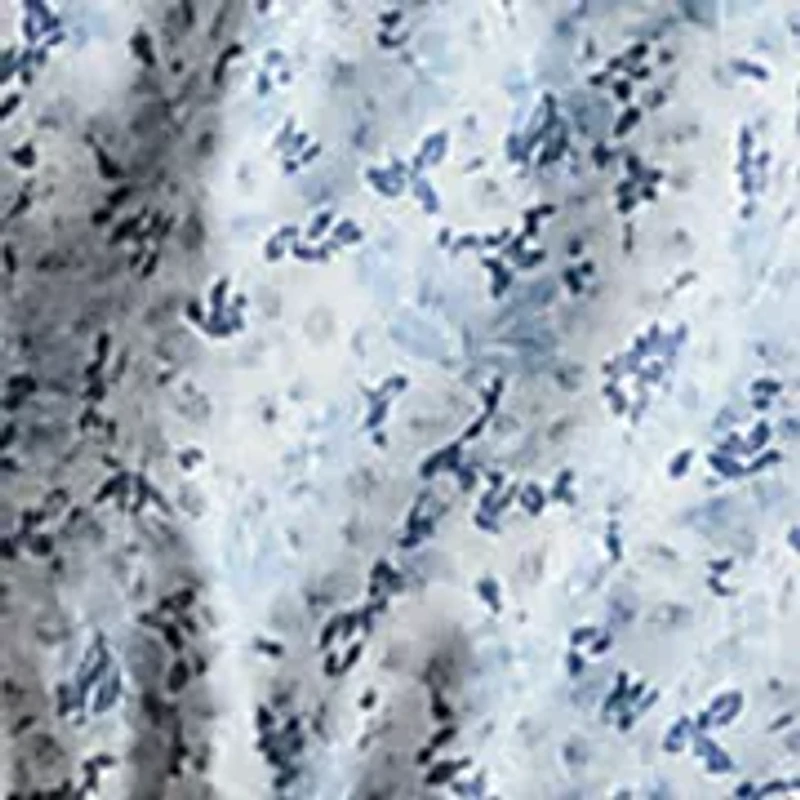 Women's Floral Voile Off-the-Shoulder Dress