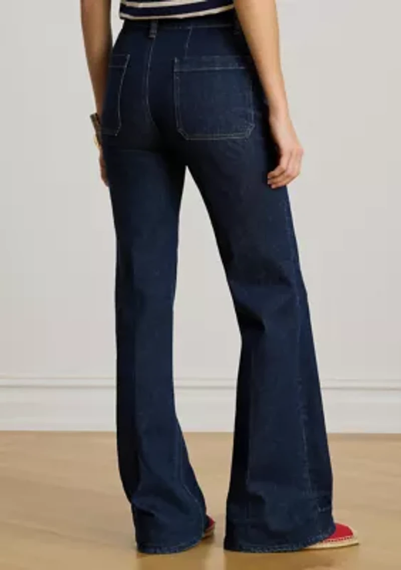 High-Rise Flare Sailor Jeans